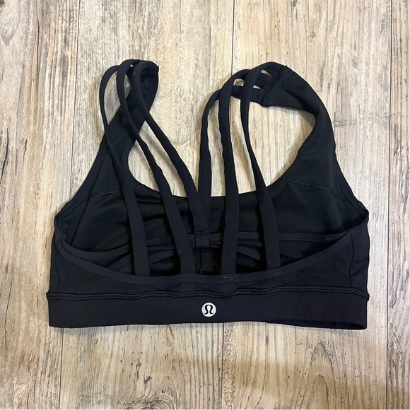 Lululemon Soulcycle Black Bra Size: 4 - Picture 3 of 4